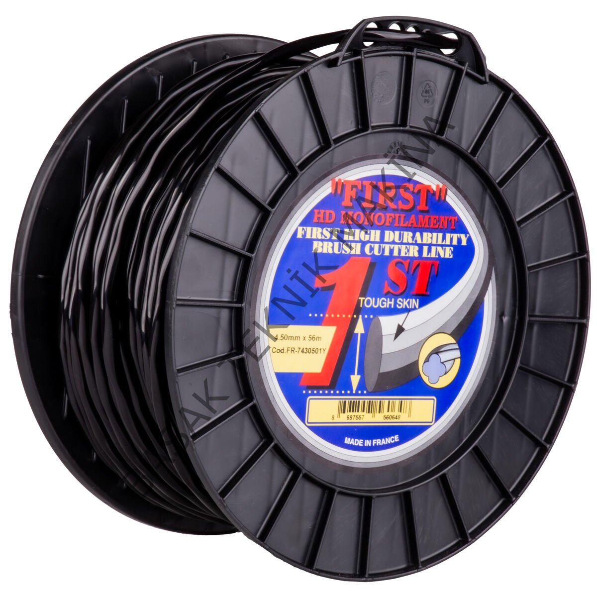 MİSİNA 4.5mm 56m SİYAH BURGULU