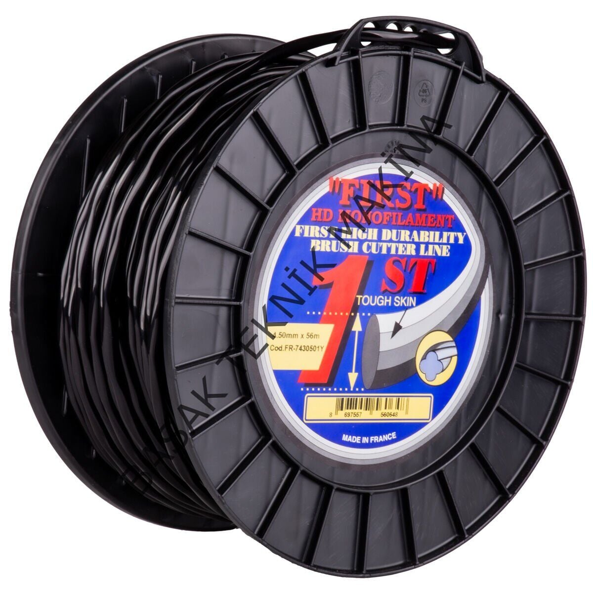 MİSİNA 4.5mm 56m SİYAH BURGULU