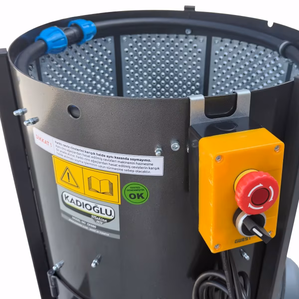 Kadıoğlu CKS80 80 Litre Rendeli Tip Ceviz Soyma Makinesi - 220V
