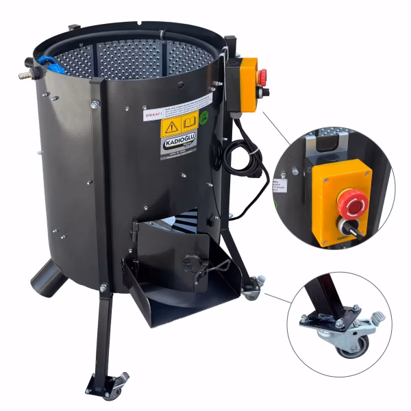 Kadıoğlu CKS80 80 Litre Rendeli Tip Ceviz Soyma Makinesi - 220V