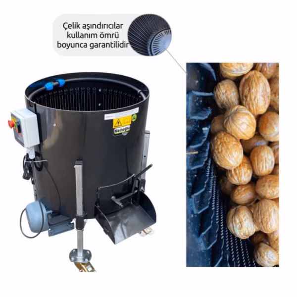 Kadıoğlu CKS90160 180 Litre Bıçaklı Tip Profesyonel Ceviz Soyma Makinesi