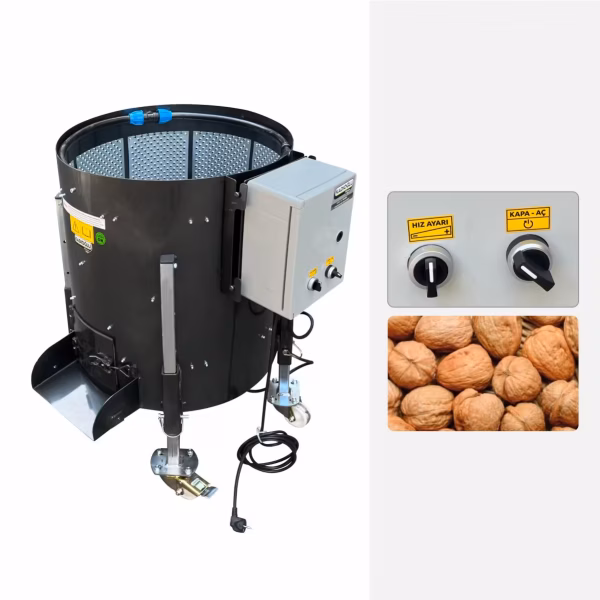 Kadıoğlu CKS130180EKOD 180 Litre Hassas Devir Ayarlı Ceviz Soyma Makinesi