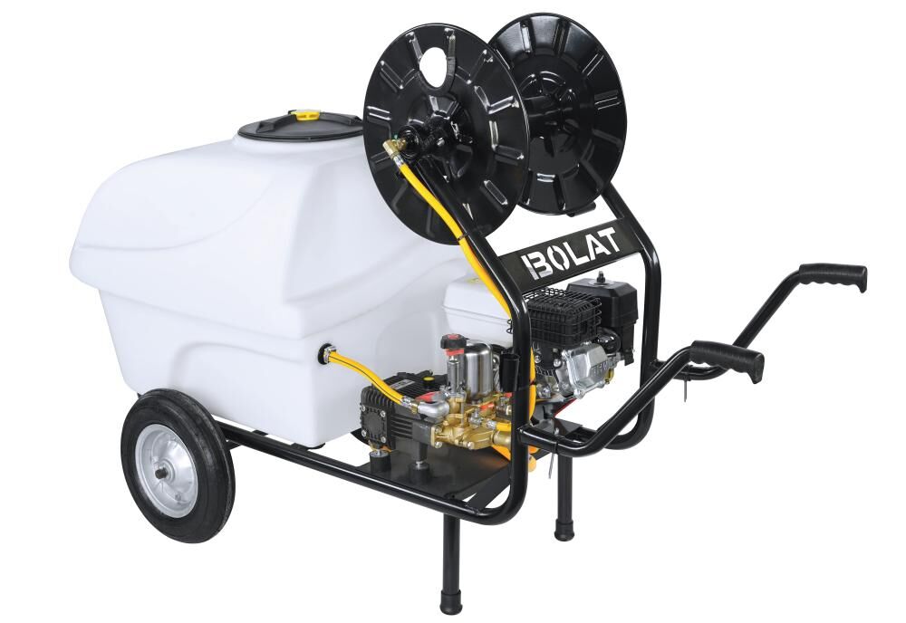 Bolat PB-222 İlaçlama Makinası 200 LT 50 Bar 6.5 HP Benzinli