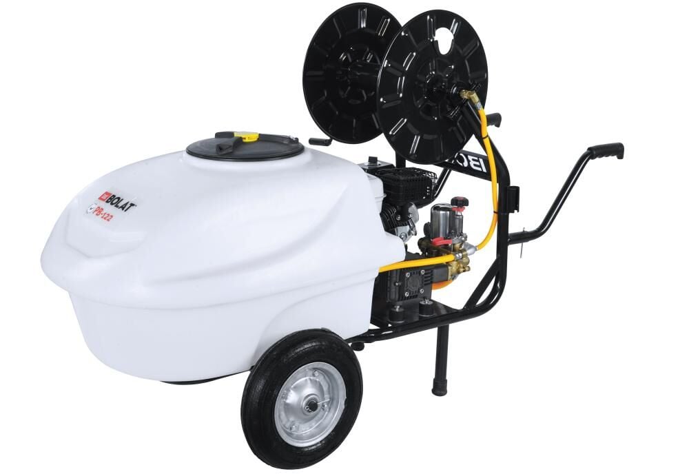 Bolat PB-122 Arabalı İlaçlama Makinesi 100 LT 50 Bar 6.5 HP