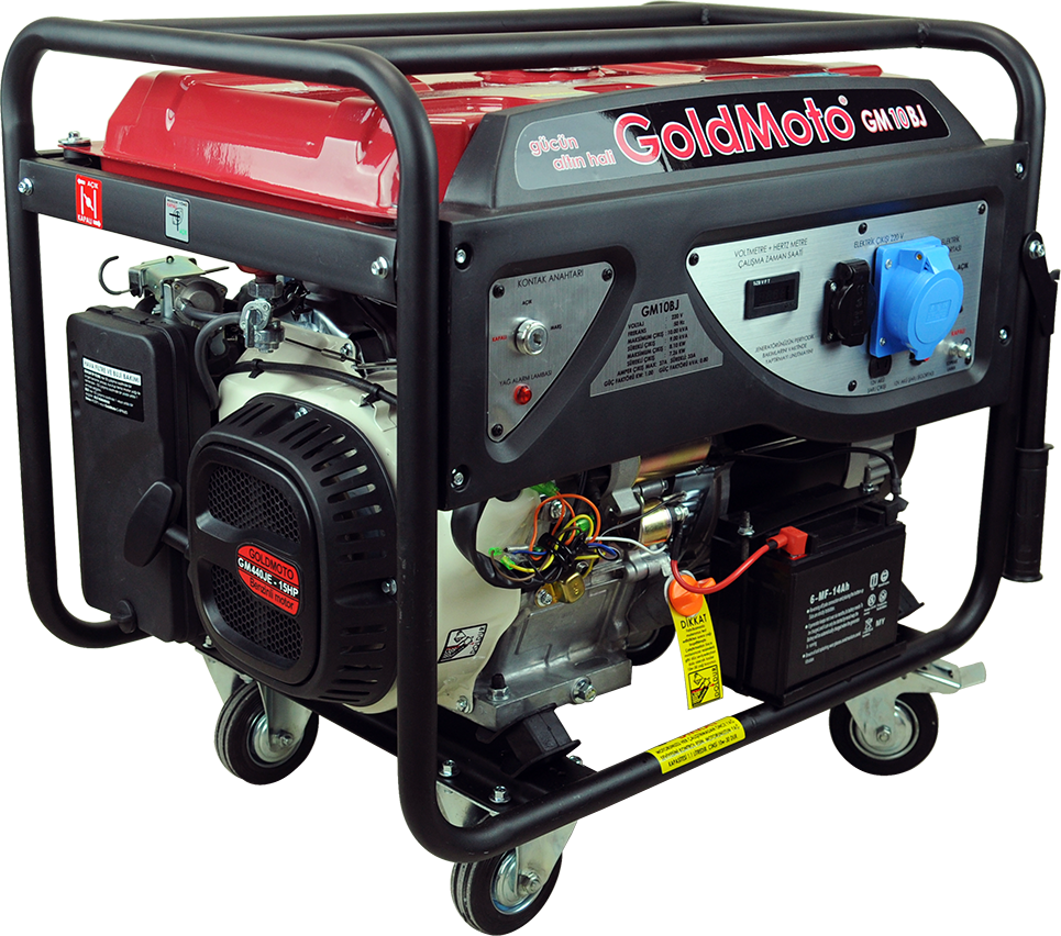 GoldMoto GM10BJ Benzinli Jeneratör 10 kVA Monofaze Marşlı