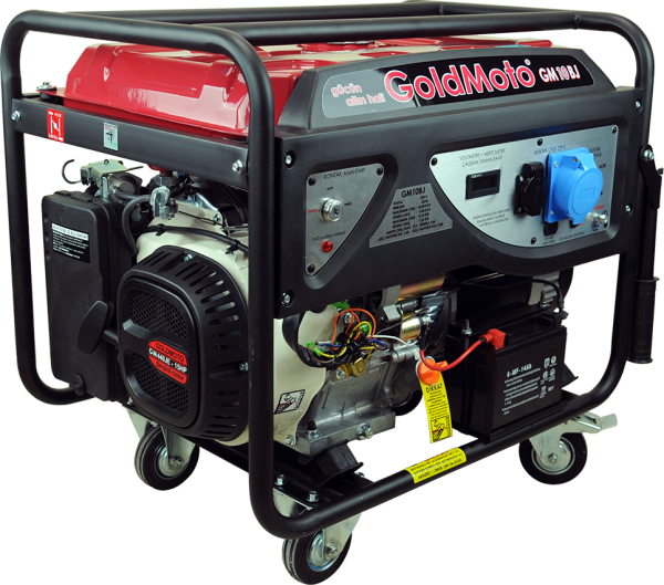 GoldMoto GM10BJ Benzinli Jeneratör 10 kVA Monofaze Marşlı