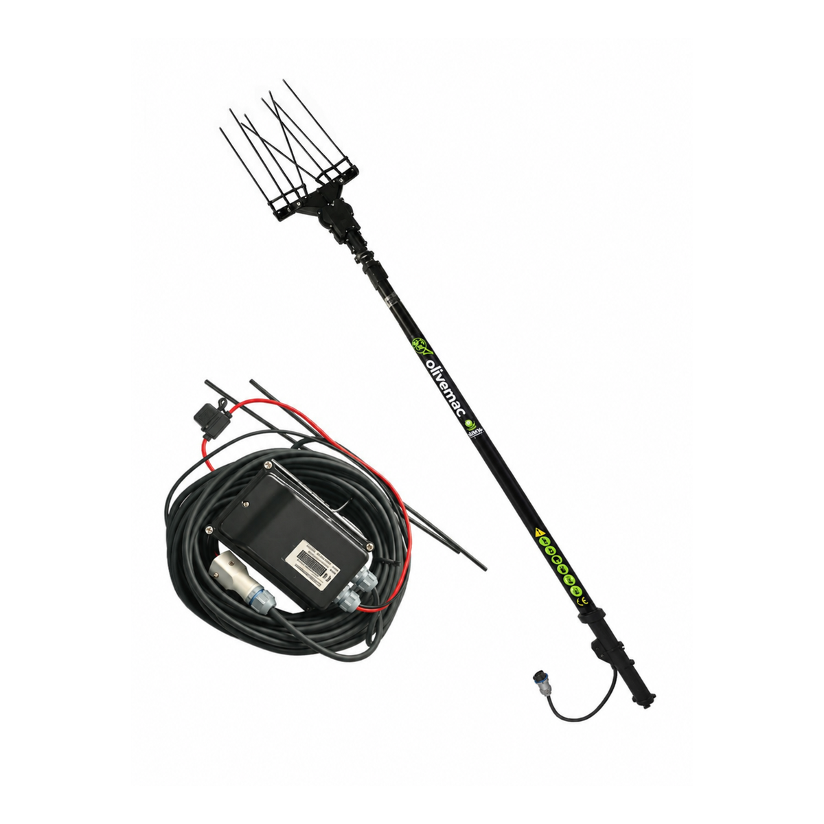 Olivemac Zeytin Hasat Makinesi 230-350 cm Teleskopik 12V