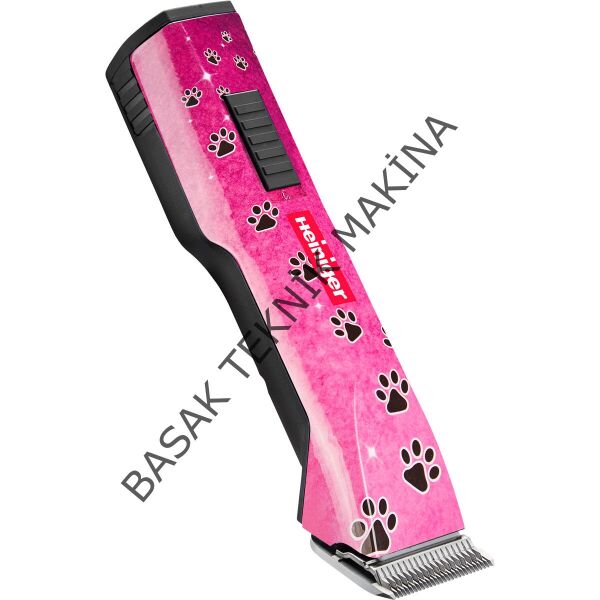 Heiniger Saphir Pink Evcil Hayvan Kırkma Makinesi Çift Akülü