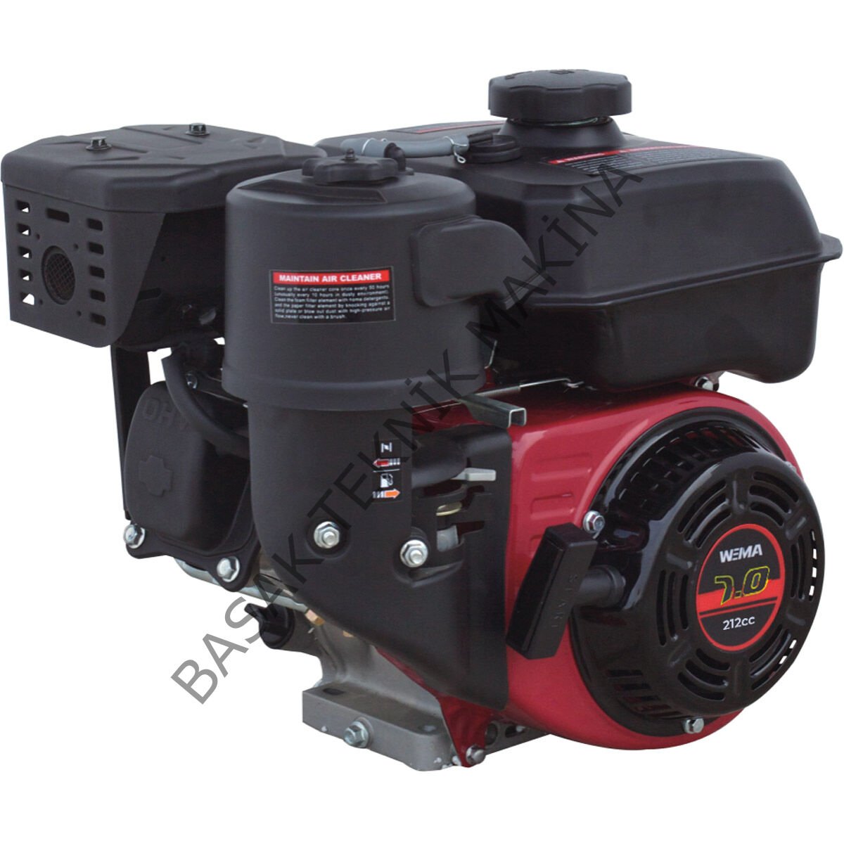 WM170FB-Q-20 BENZİNLİ MOTOR 7HP KAMALI TİP Ø20mm
