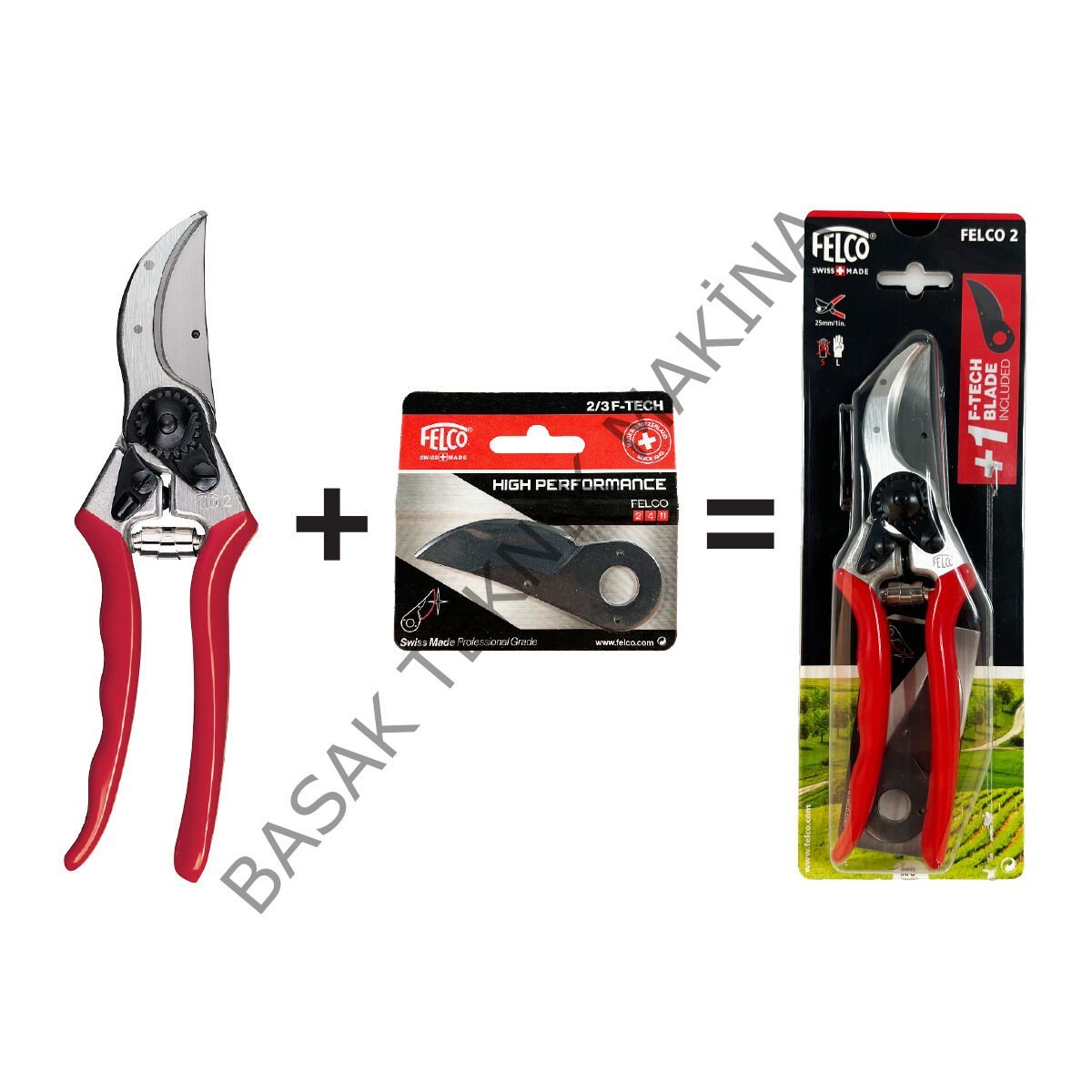 2 BUDAMA MAKASI ve ÜST BIÇAK  F-Tech 2/3