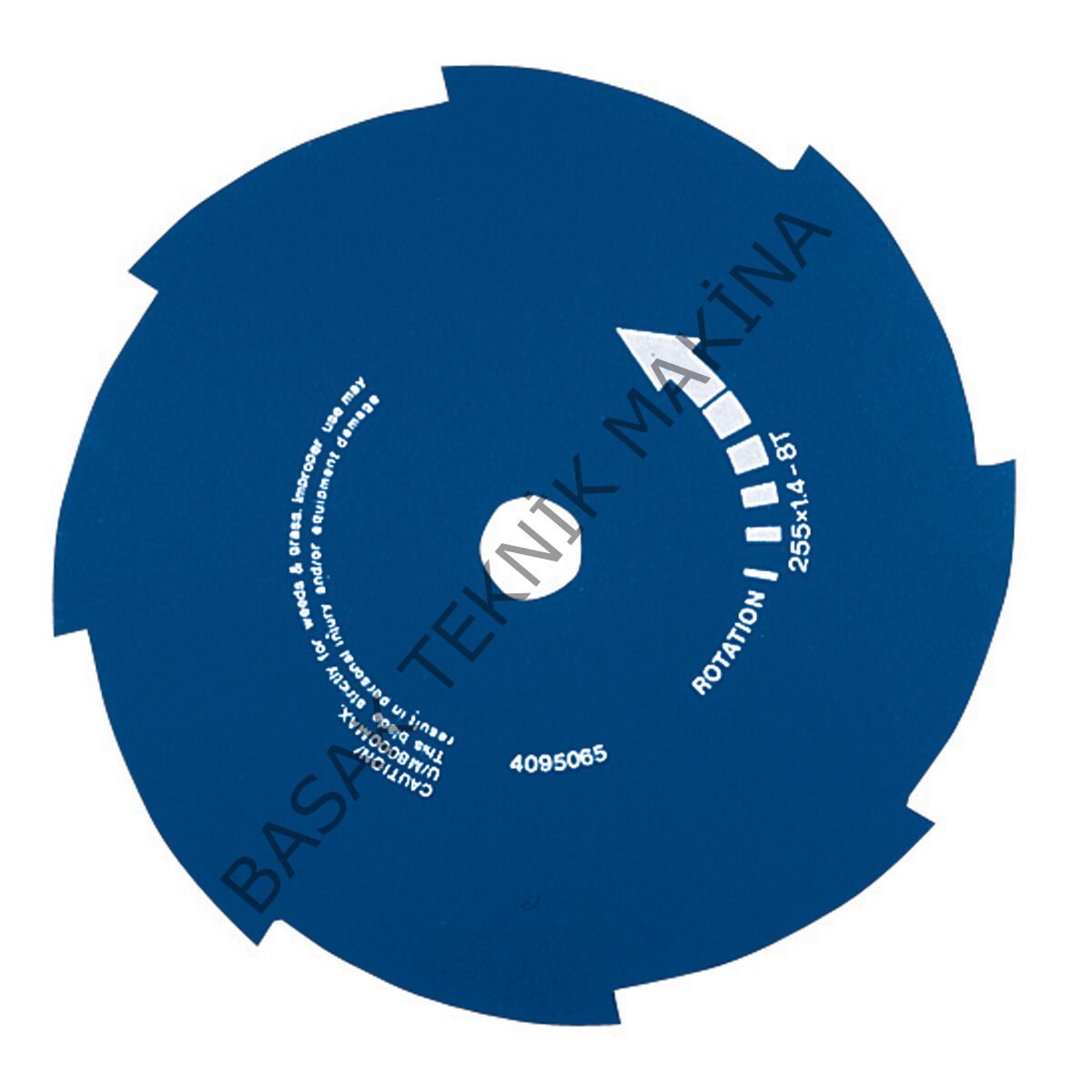 TIRPAN BIÇAĞI 8D 255x25.4x1.4mm