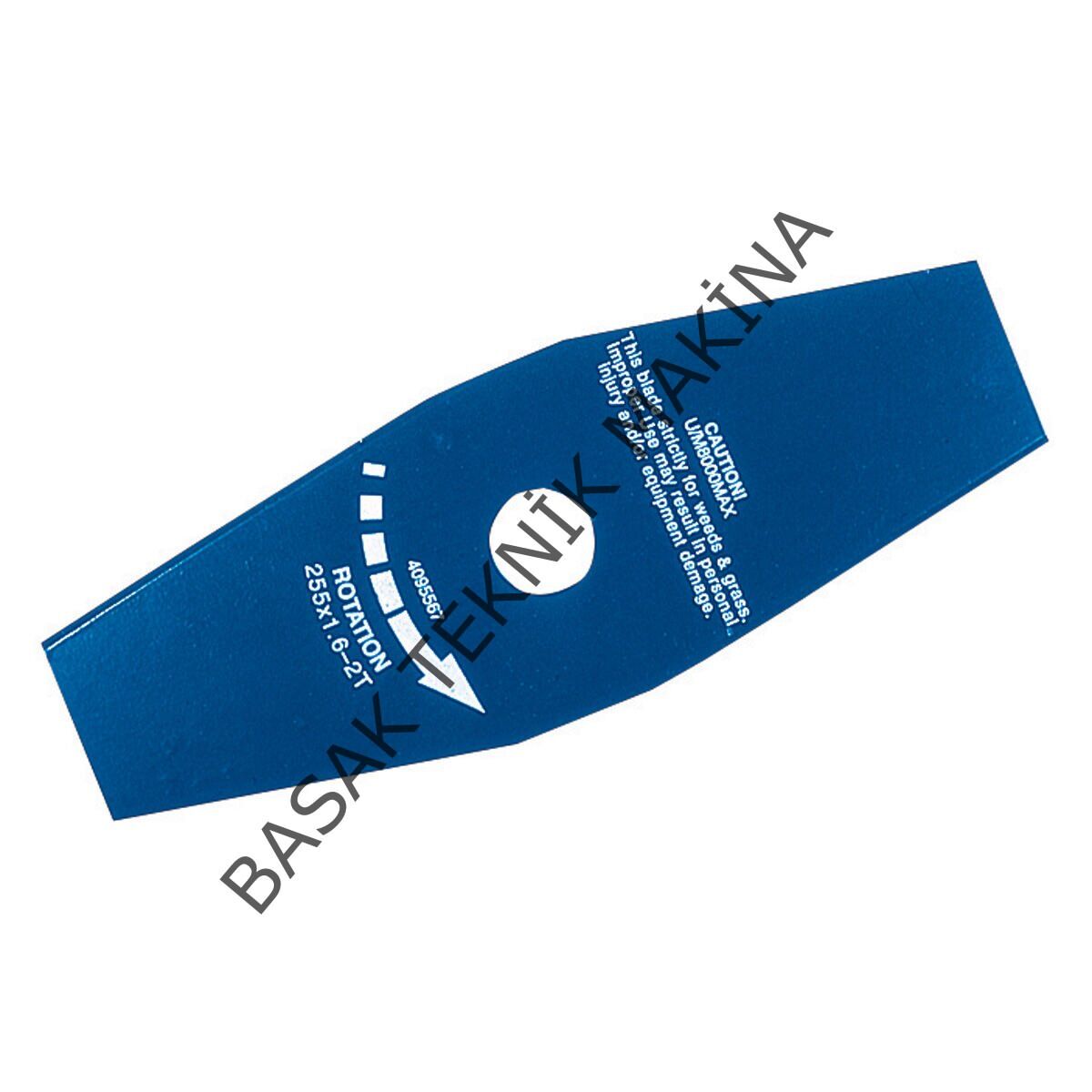 TIRPAN BIÇAĞI 2D 255x25.4x1.6mm DÜZ