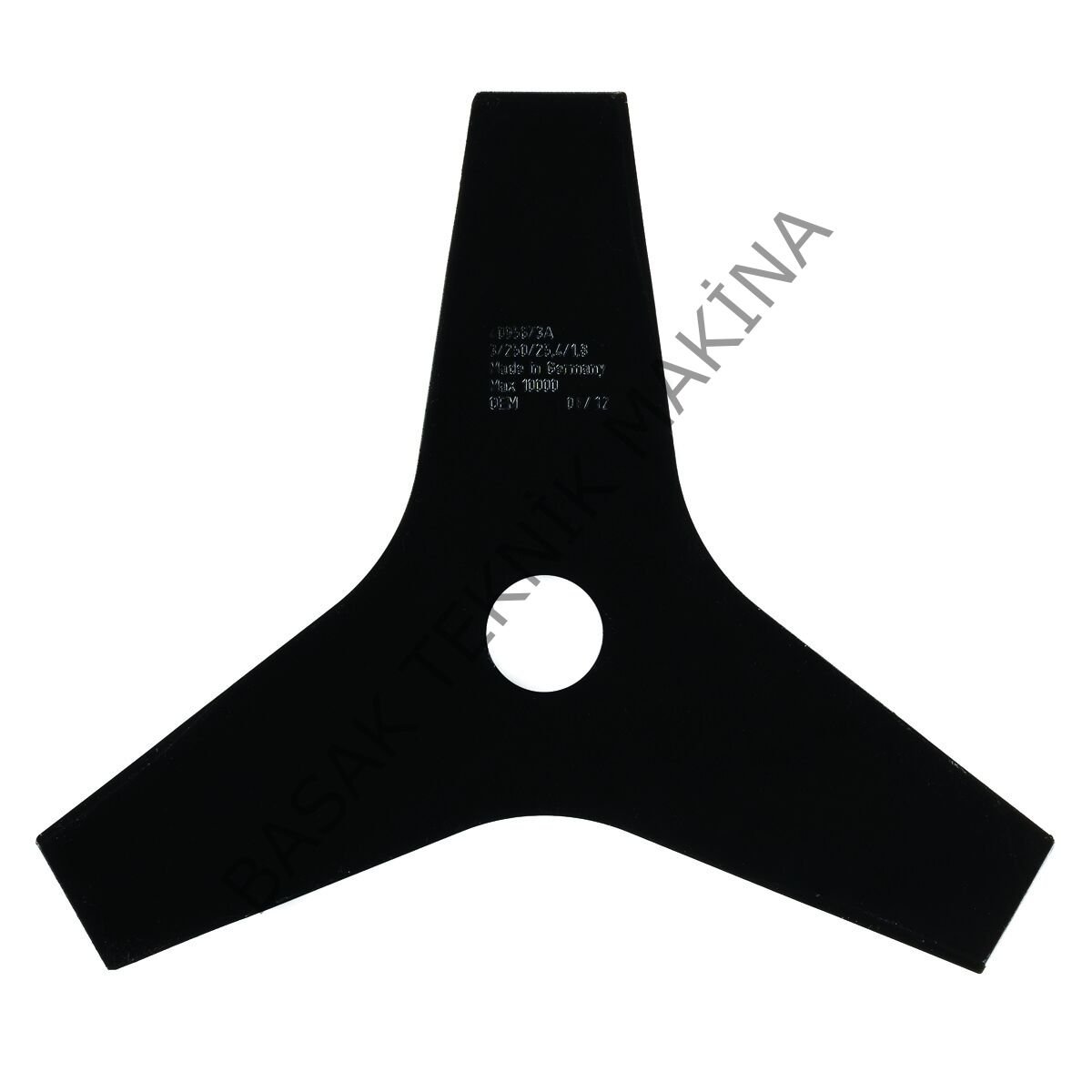 TIRPAN BIÇAĞI 3D 305x25.4x2.4mm GENİŞ