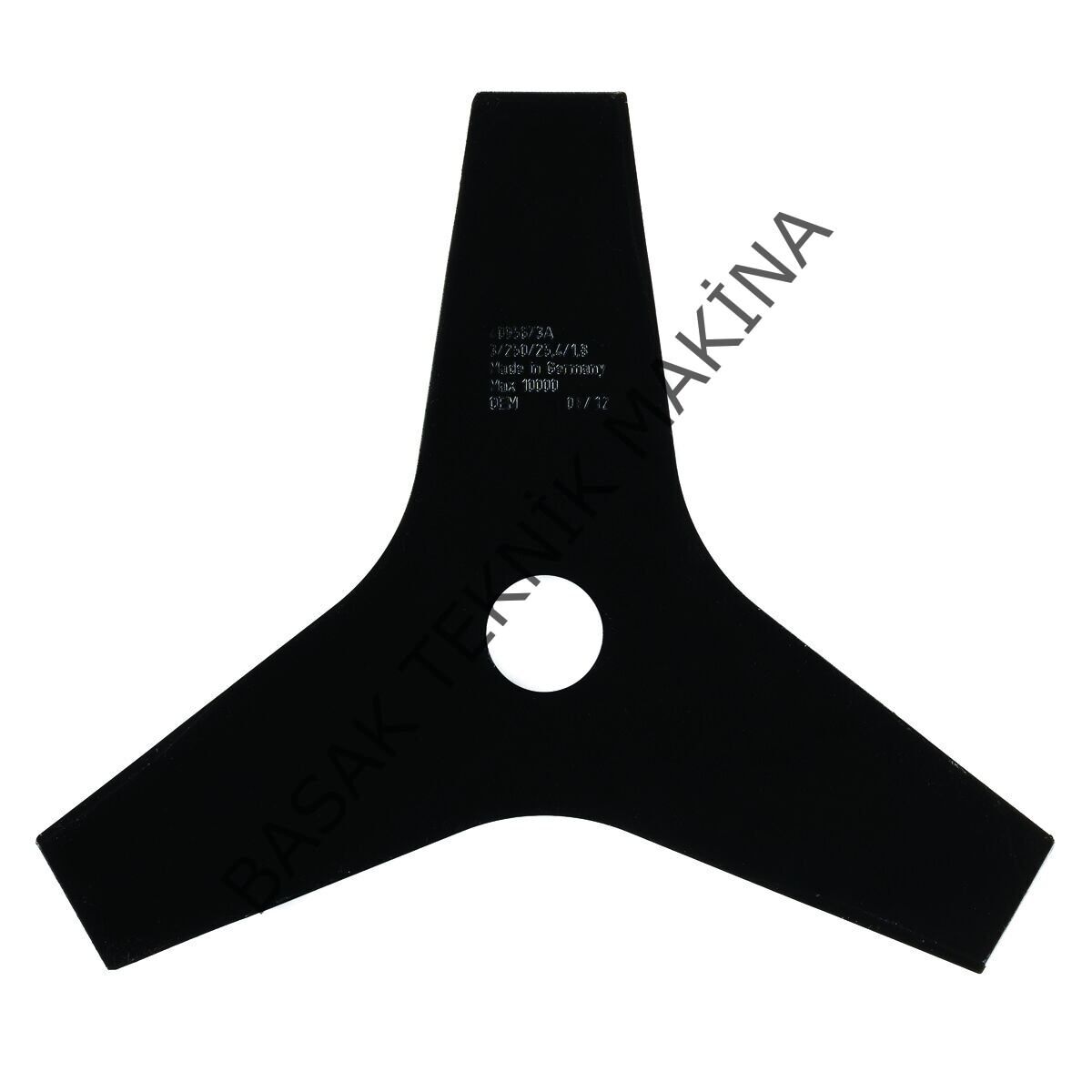 TIRPAN BIÇAĞI 3D 305x25.4x2.4mm GENİŞ