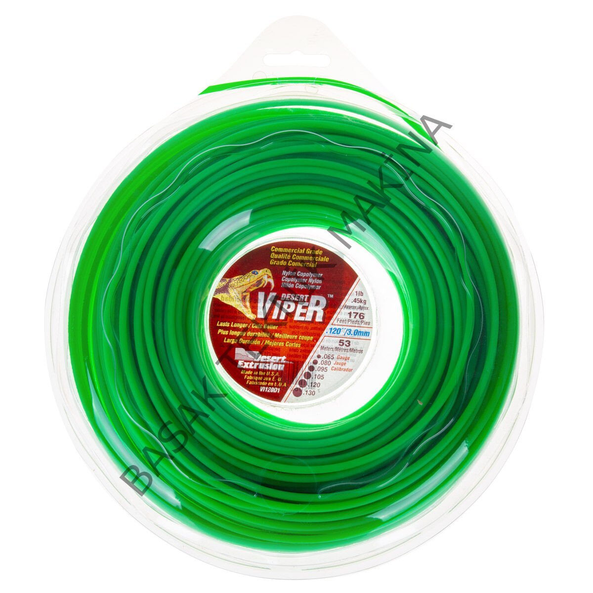 MİSİNA 3.0mm 53m YEŞİL YUVARLAK VIPER