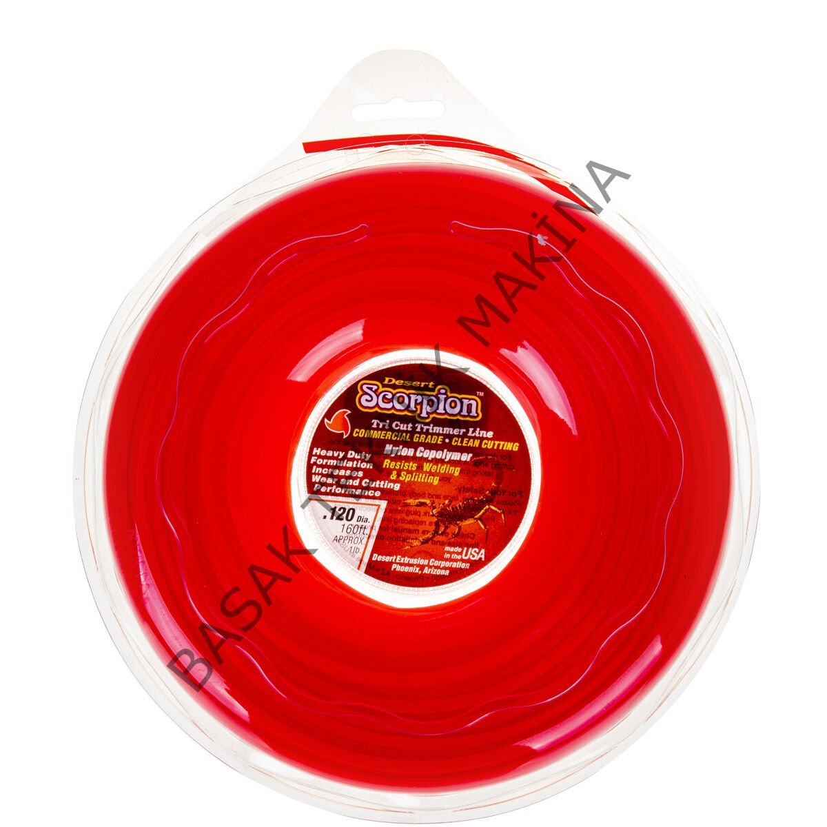 MİSİNA 3.3mm 41m KIRMIZI 3 KÖŞE SCORPION