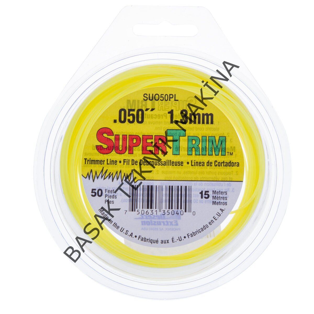 MİSİNA 1.3mm 15m SARI SUPERTRIM