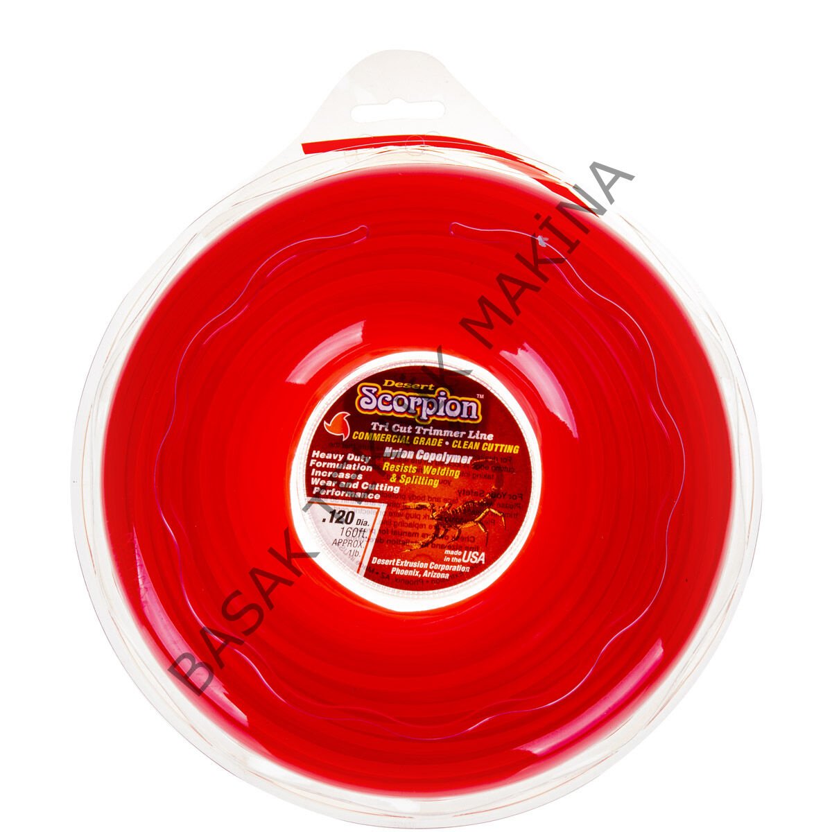 MİSİNA 3.5mm 38m KIRMIZI 3 KÖŞE SCORPION