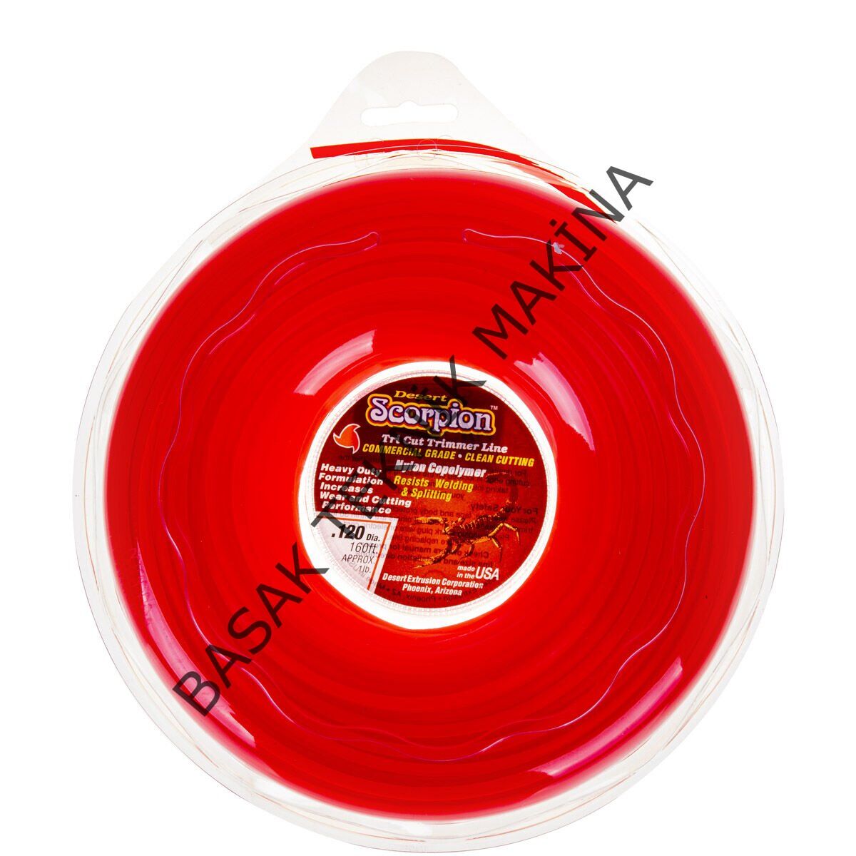 MİSİNA 3.5mm 38m KIRMIZI 3 KÖŞE SCORPION