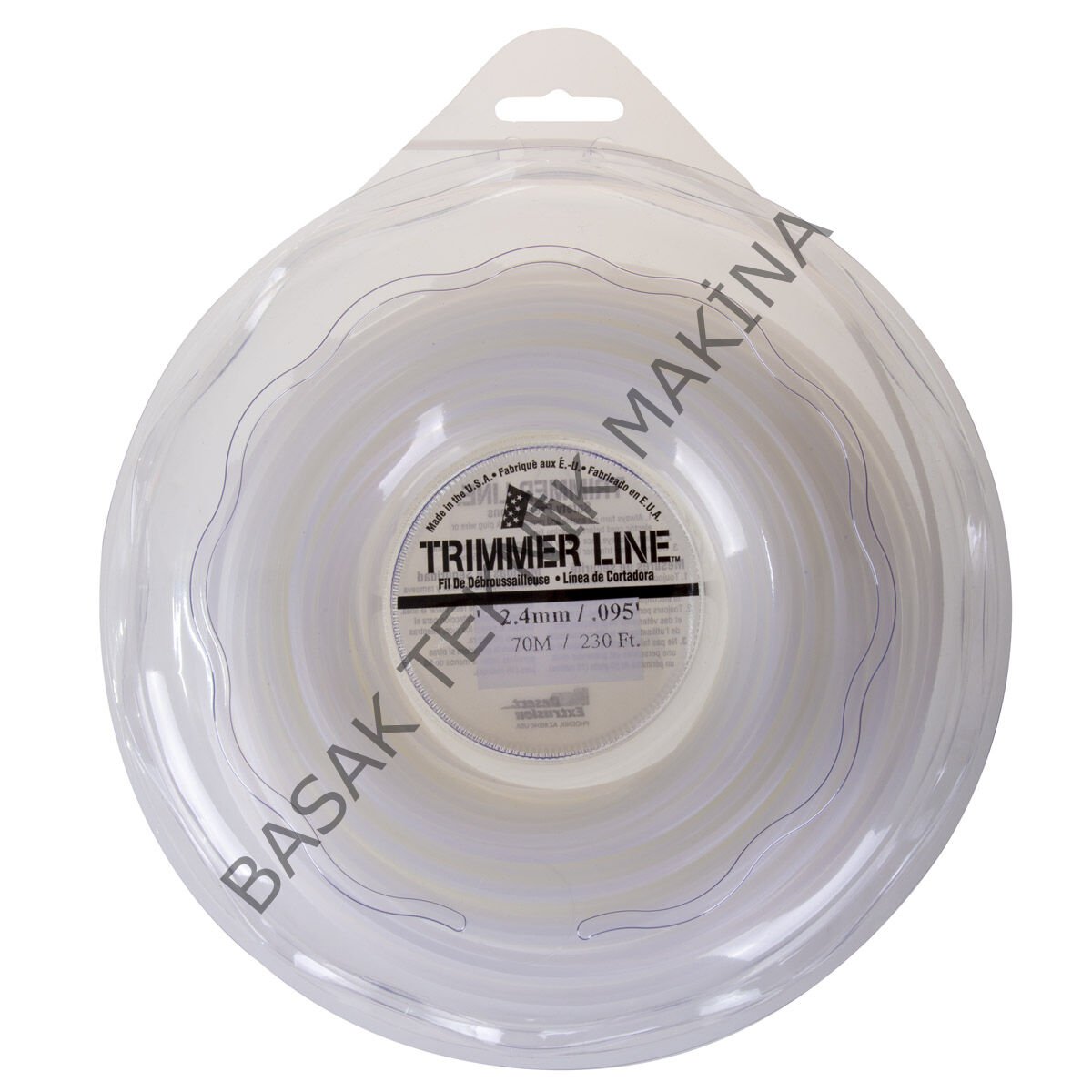 MİSİNA 2.4mm 70m BEYAZ TRIMERLINE
