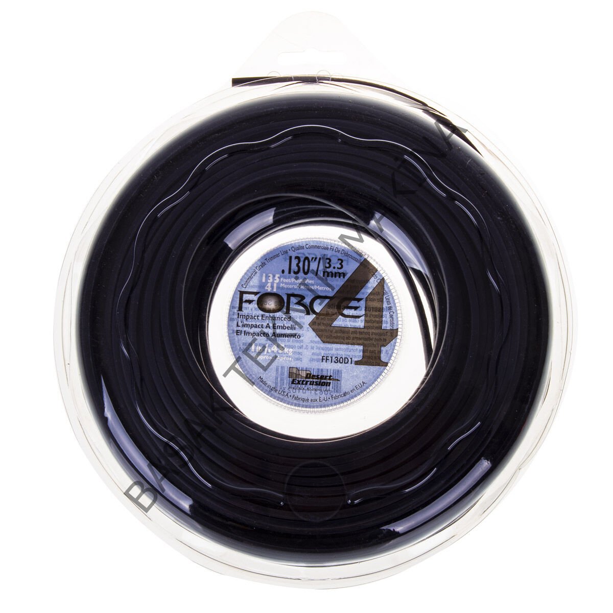 MİSİNA 3.3mm 41m SİYAH 4 KÖŞE FORCE4