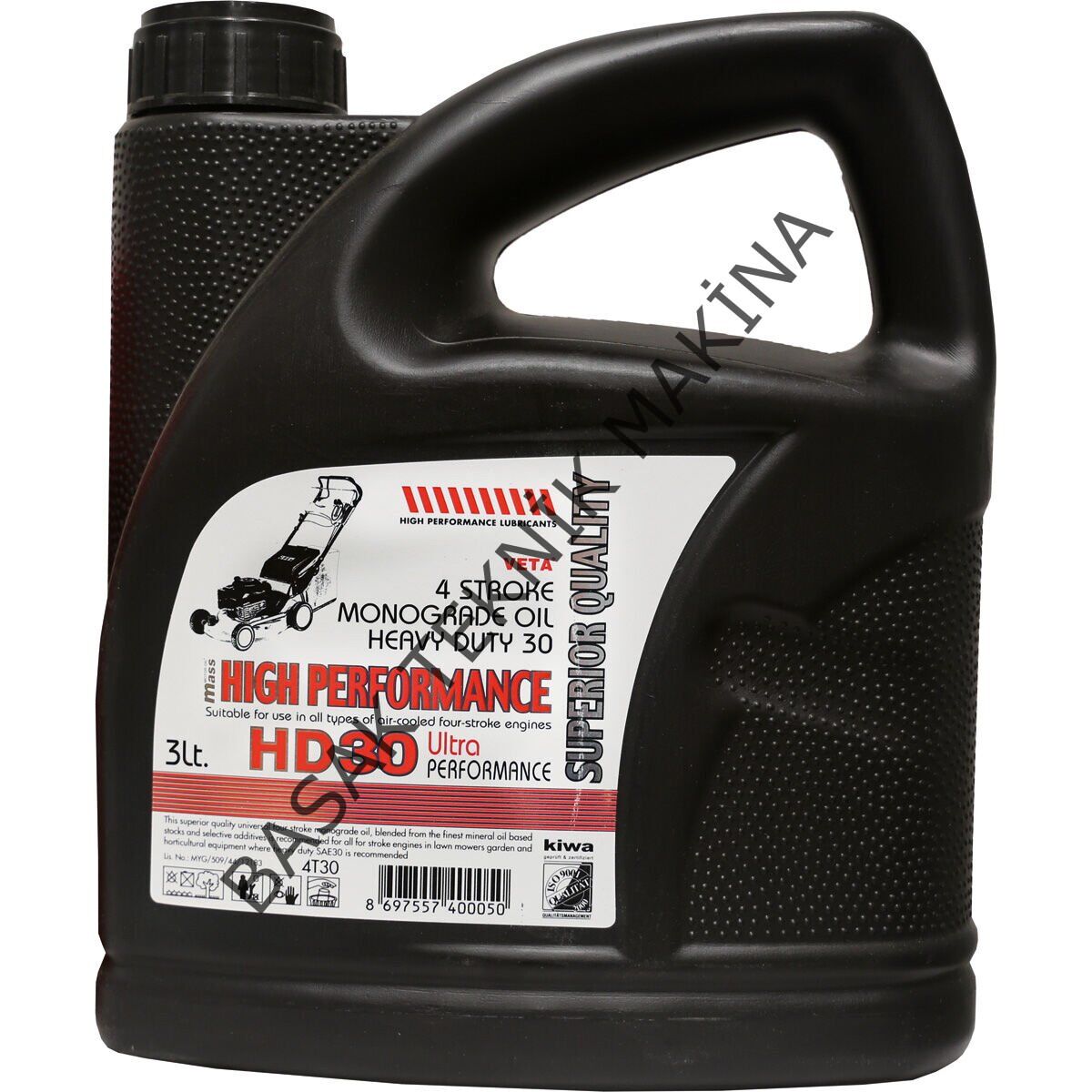 YAĞ,DÖRT ZAMANLI MOTOR HD30 3Lt