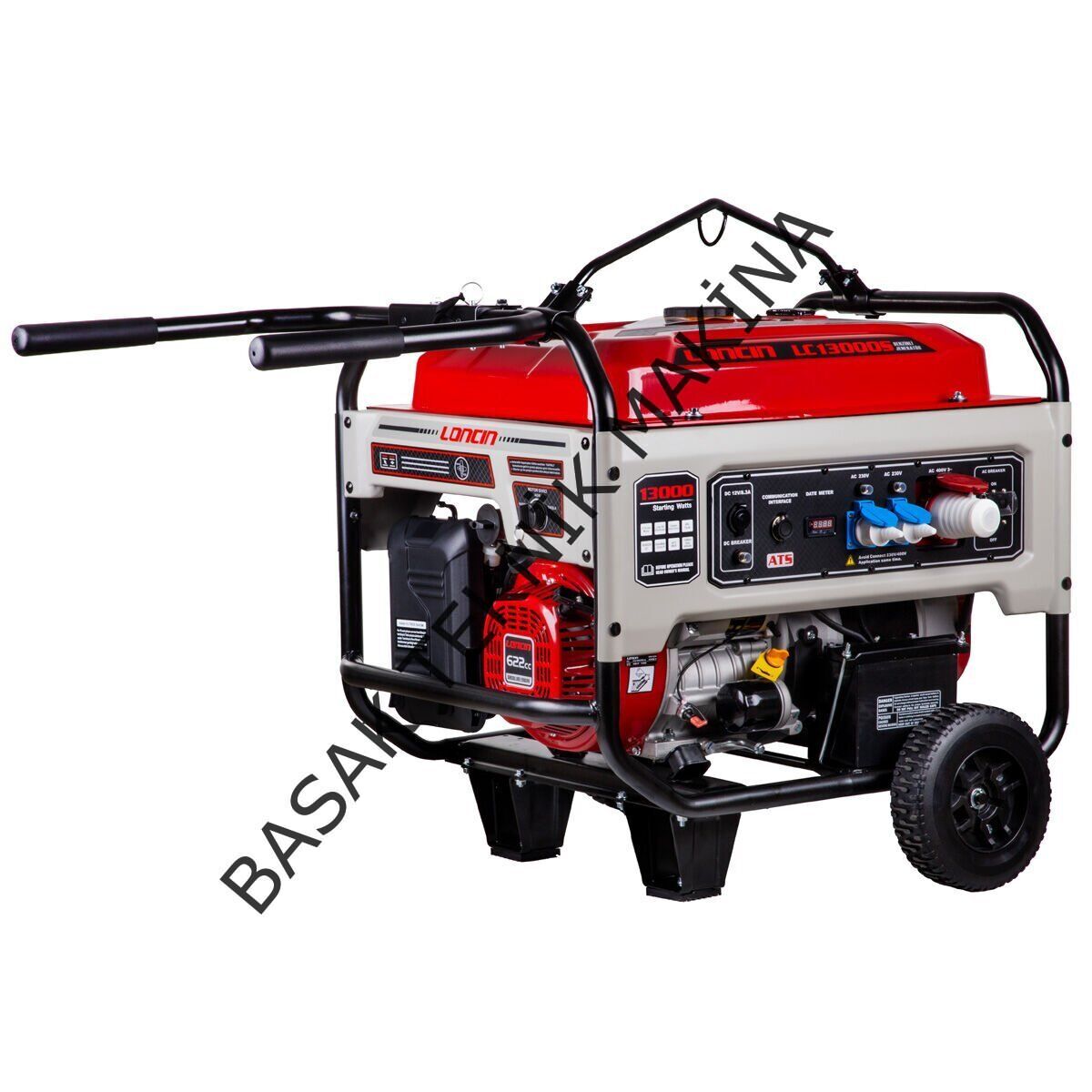 LC13000S EUR5 JENERATÖR 10 kW MARŞLI ATS SOKETLİ TRİFAZE