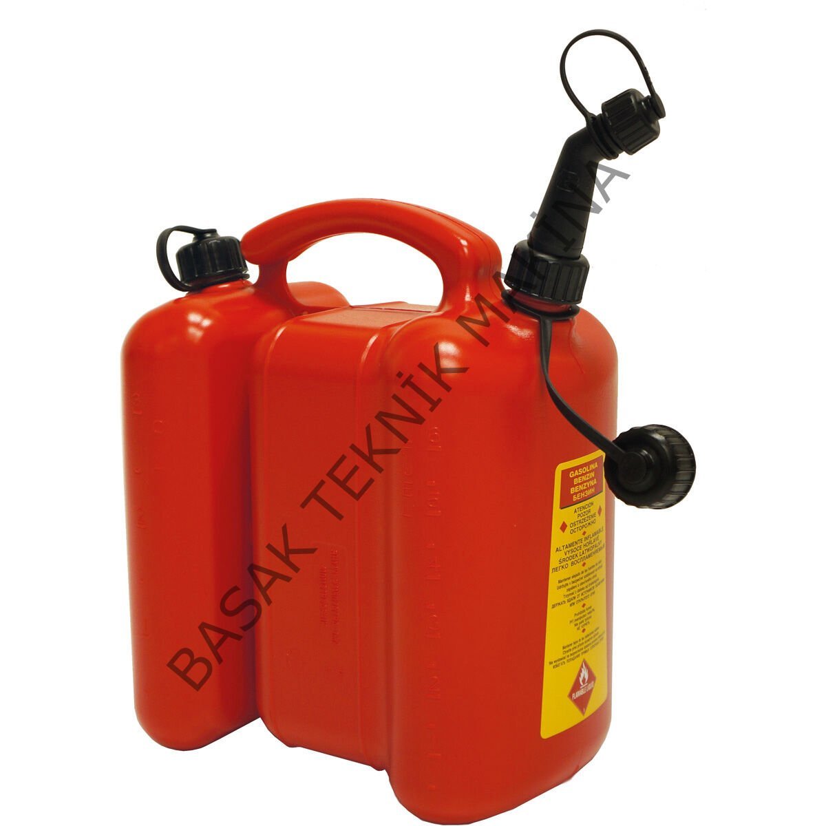 BENZİN BİDONU 6Lt-YAĞ 3Lt KIRMIZI
